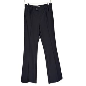 Karl lagerfeld High Rise Flare Leg Pants black size 4